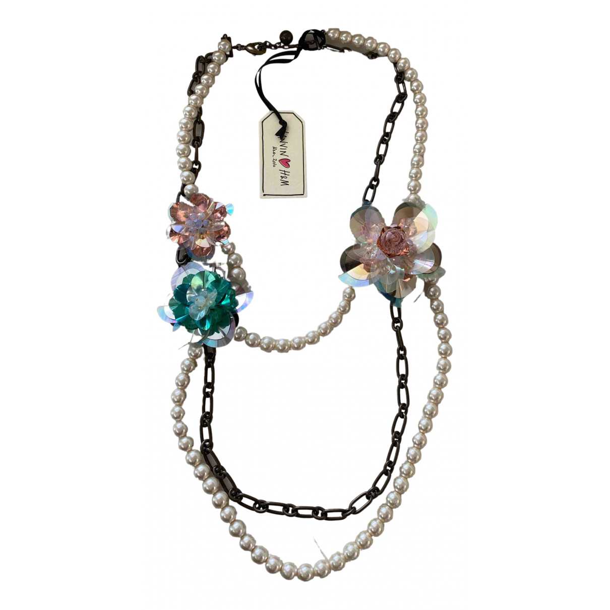 Pearl necklace Lanvin For H\u0026M White in 